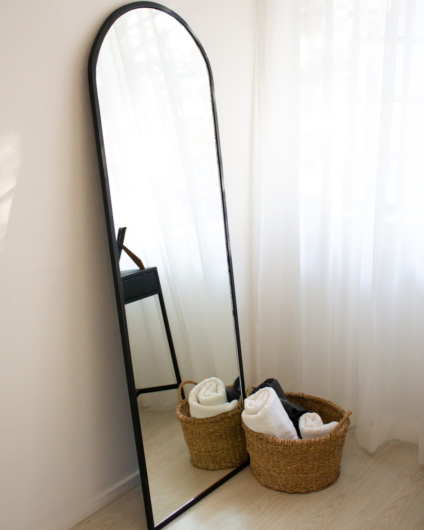 Lunaire - Arched Standing Mirror 